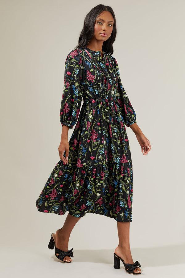 Sugarlips Madeline Groover Floral Midi Dress