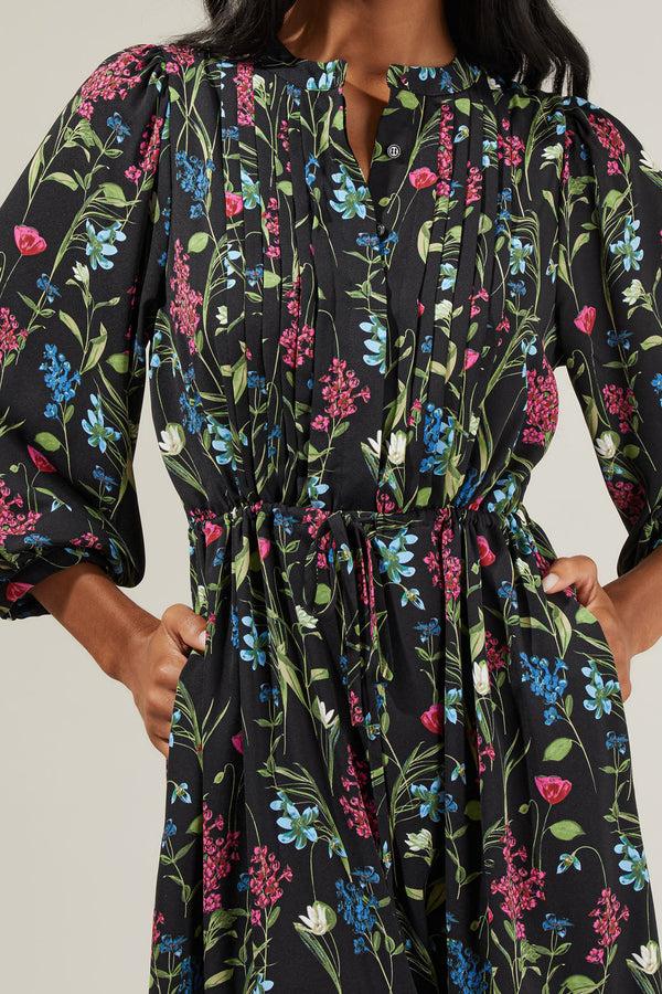 Sugarlips Madeline Groover Floral Midi Dress