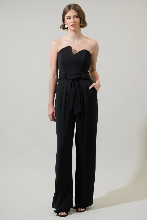 sugarlips Madelyn Strapless Jumpsuit