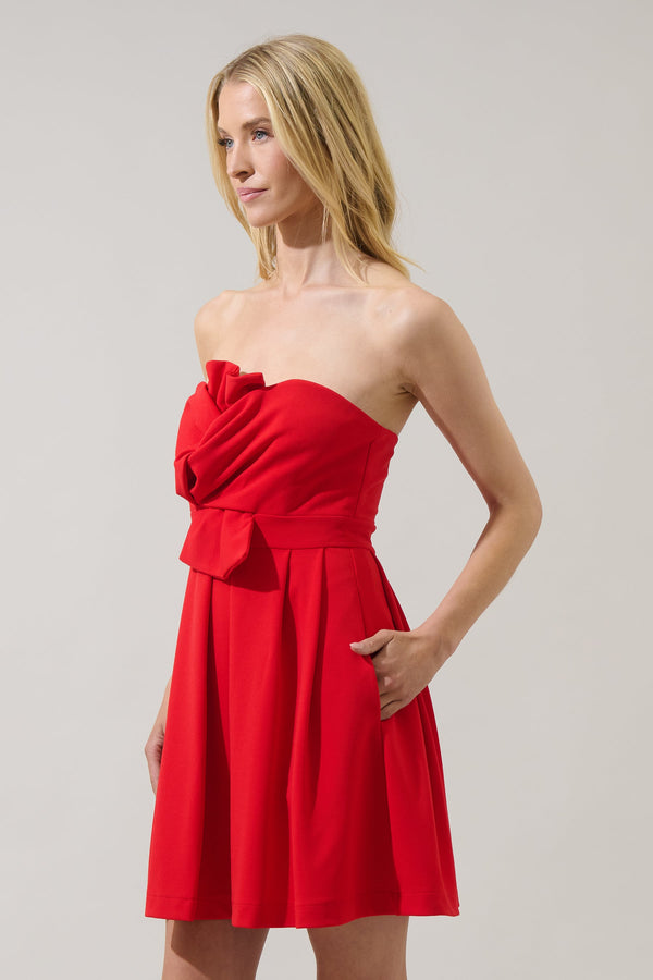 Sugarlips Magali Strapless Mini Dress