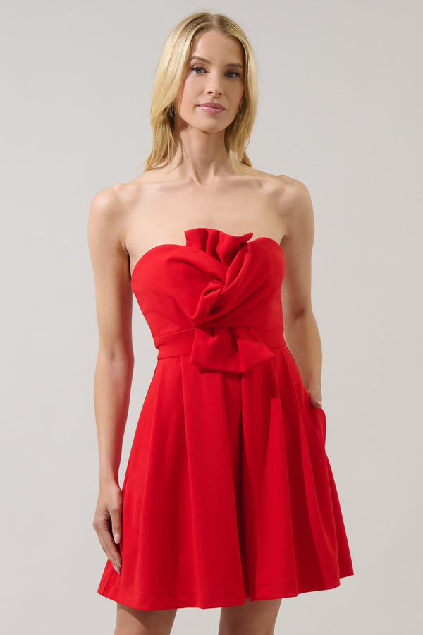 sugarlips Magali Strapless Mini Dress