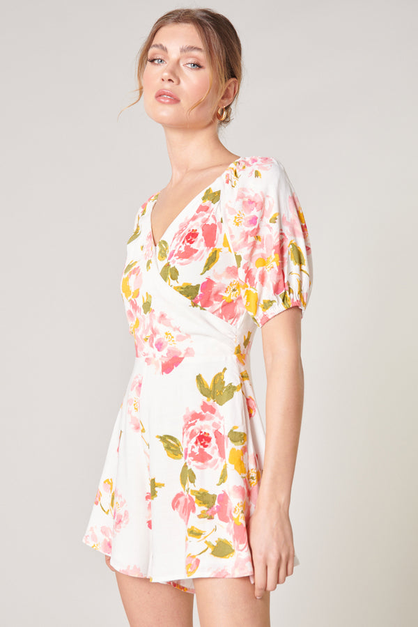 Sugarlips Magdalena Floral Everheart Romper