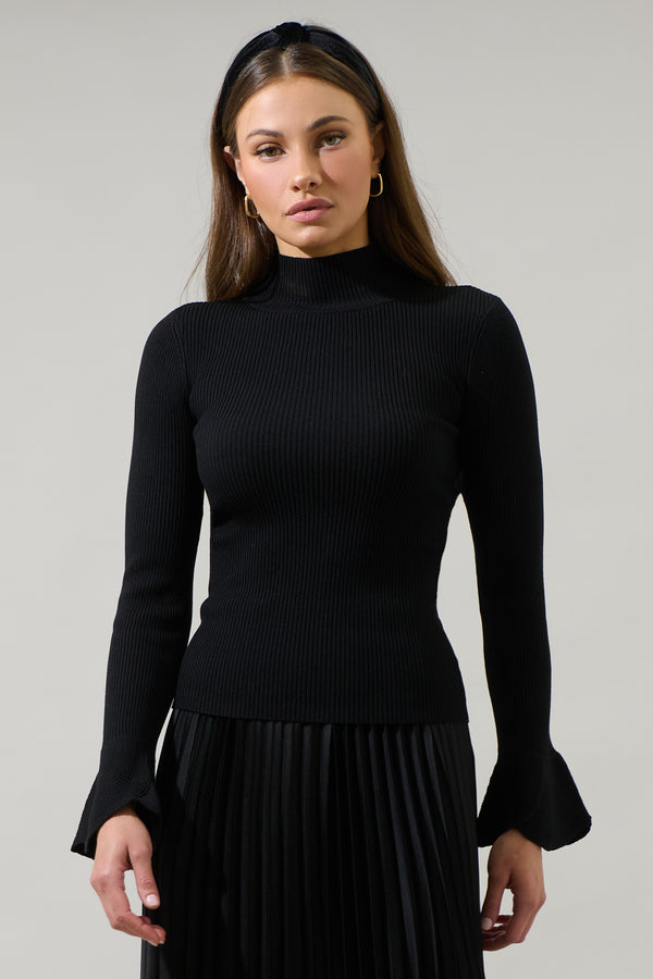Sugarlips Malvern Bay Mock Neck Sweater