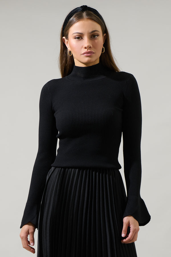 sugarlips Malvern Bay Mock Neck Sweater