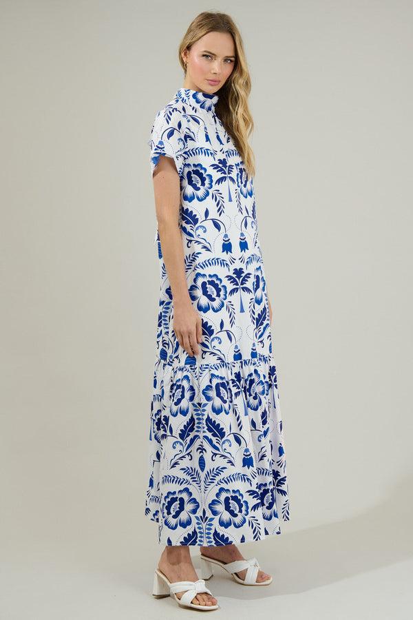 Sugarlips Marisol Floral Dime Long Cami Dress