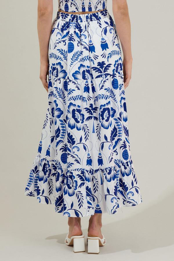 Sugarlips Marisol Floral Yaelle Flowy Maxi Skirt