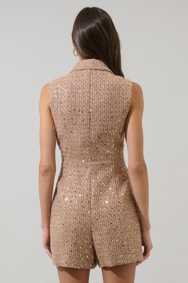 Sugarlips Marjory Blazer Collared Romper