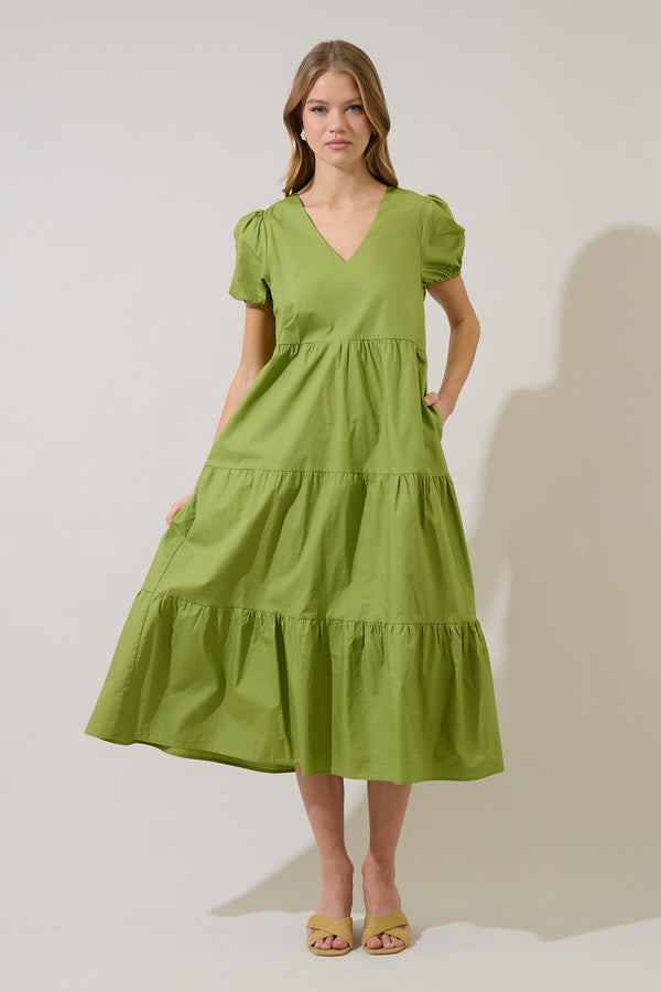 sugarlips Marley Tiered Maxi Dress