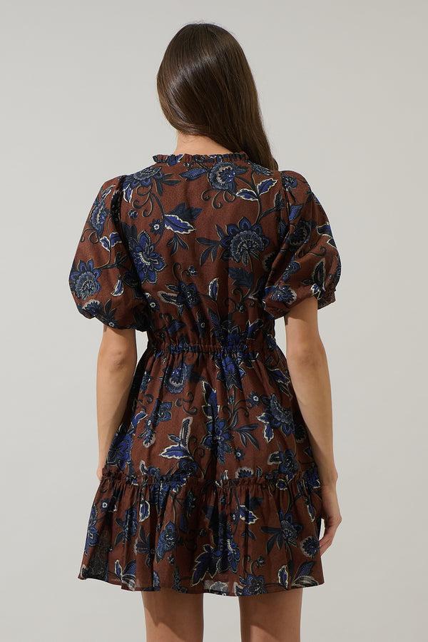 Sugarlips Marlina Floral Noella Shift Mini Dress