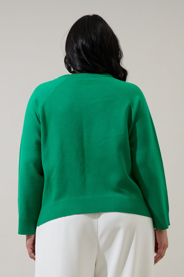 Sugarlips Marty Sheep Raglan Sweater Curve