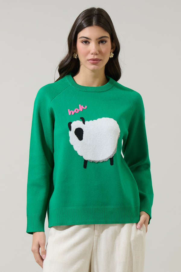 sugarlips Marty Sheep Raglan Sweater