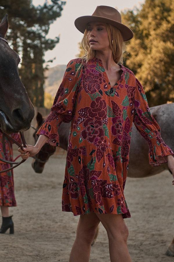 sugarlips Marven Floral Anamy Shift Mini Dress