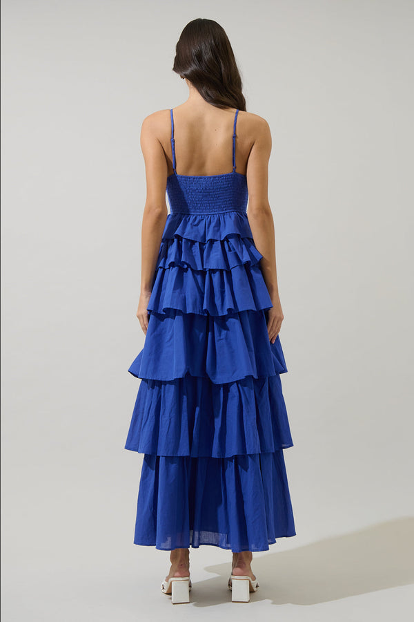 Sugarlips Marvey Ruffle Tiered Maxi Dress