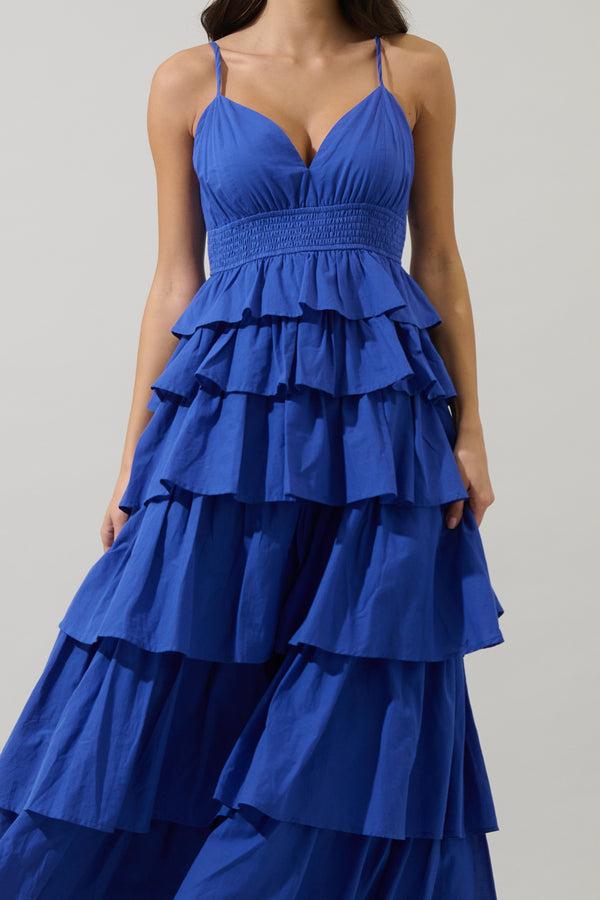 Sugarlips Marvey Ruffle Tiered Maxi Dress