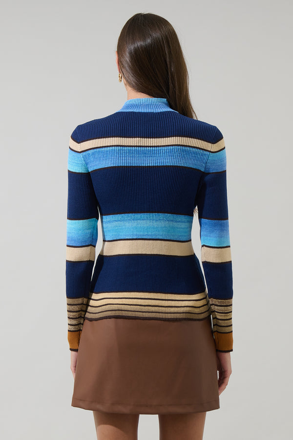 Sugarlips Masen Striped Knit Sweater