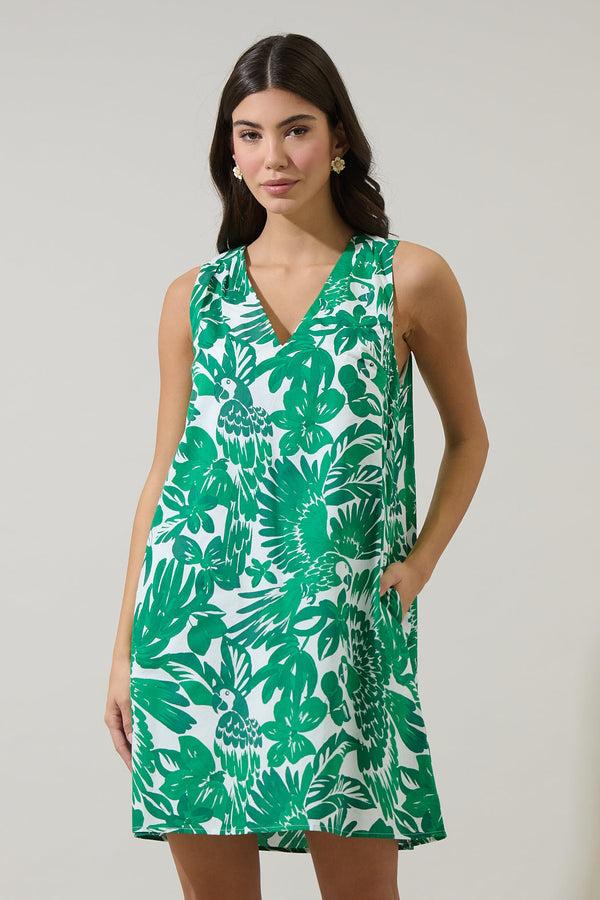 Sugarlips Masey Tropical Lerry Shift Mini Dress