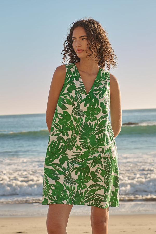 sugarlips Masey Tropical Lerry Shift Mini Dress