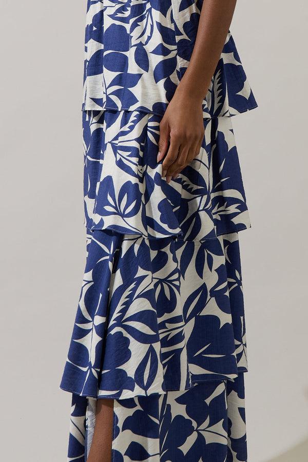 Sugarlips Maurea Floral Amabel Tiered Maxi Dress