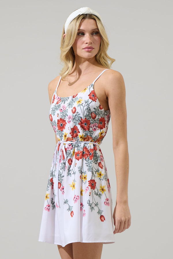 Sugarlips Mave Floral Mini Dress