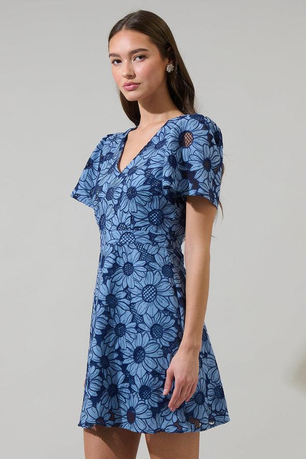 Sugarlips Mavisy Floral Tayla Mini Dress