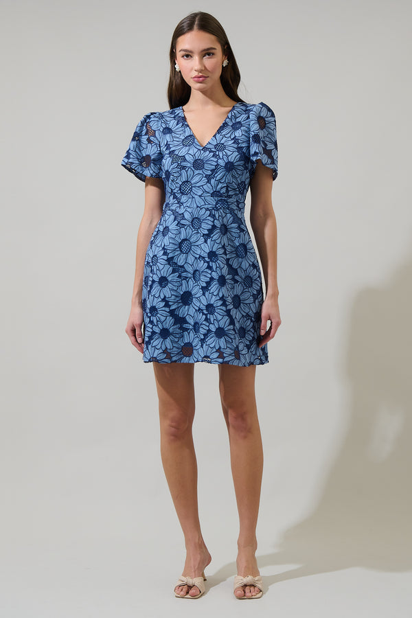 Sugarlips Mavisy Floral Tayla Mini Dress