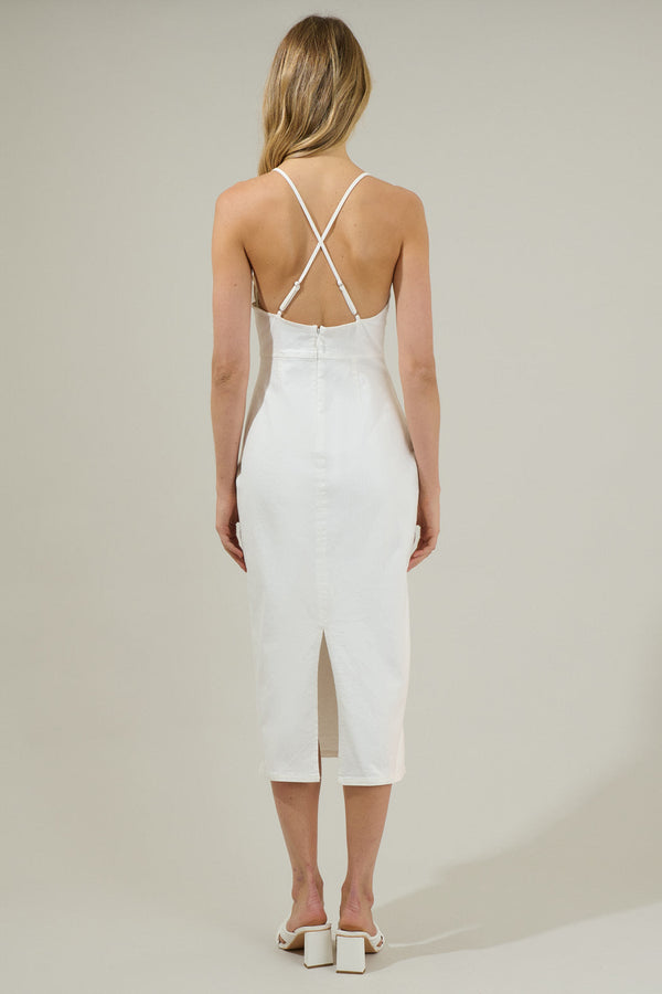 Sugarlips May Millen Bow Midi Dress