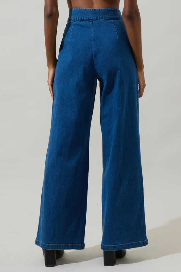 Sugarlips Mayer June Denim Wanetta Wide Leg Pants