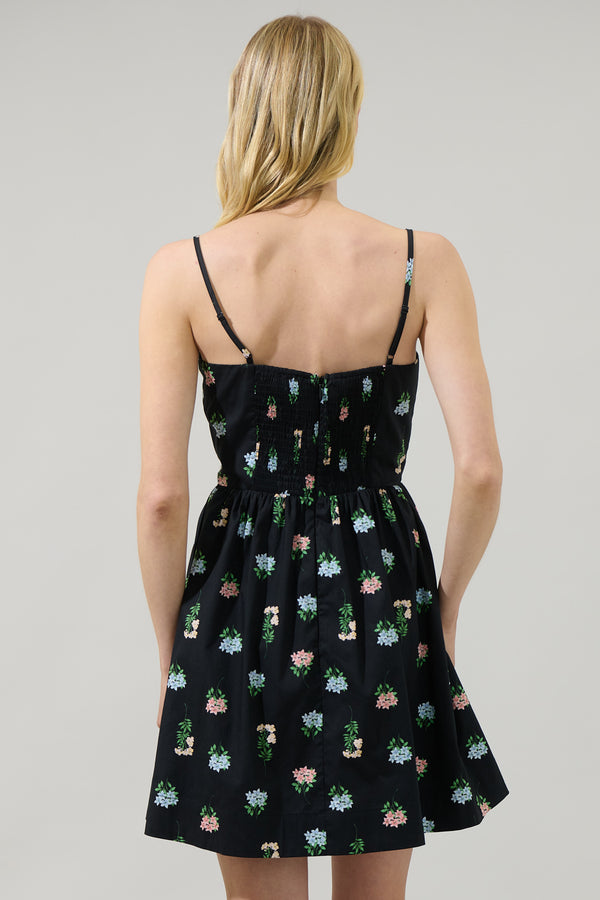 Sugarlips Mayrel Floral Lesly Fit And Flare Dress