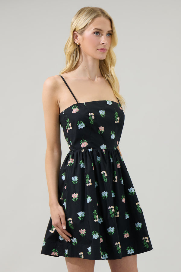Sugarlips Mayrel Floral Lesly Fit And Flare Dress