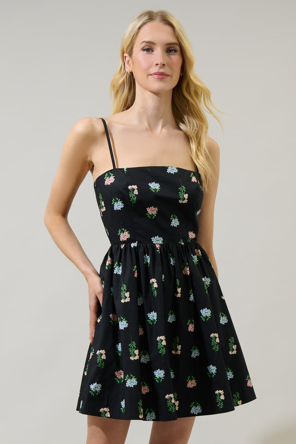 sugarlips Mayrel Floral Lesly Fit and Flare Dress