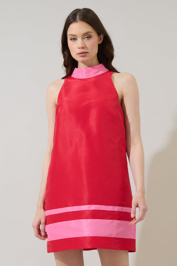 sugarlips Medelyn Color Block Mini Dress