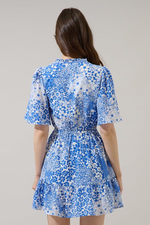 Sugarlips Meila Shift Mini Dress Serra Floral