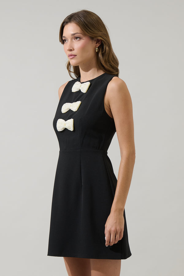 Sugarlips Melitta Bow Amy Sleeveless Mini Dress