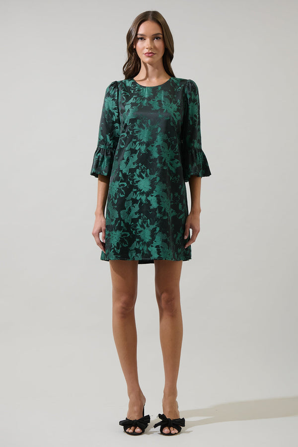 Sugarlips Mester Jacquard Aria Shift Mini Dress