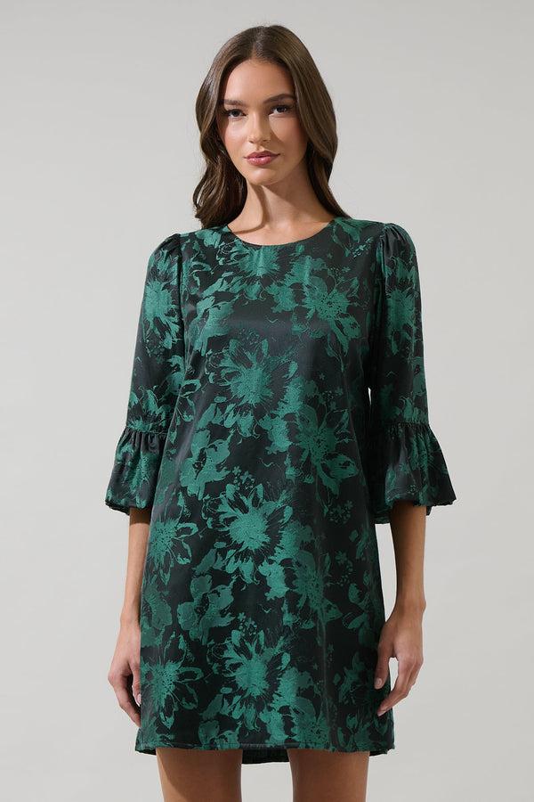 sugarlips Mester Jacquard Aria Shift Mini Dress