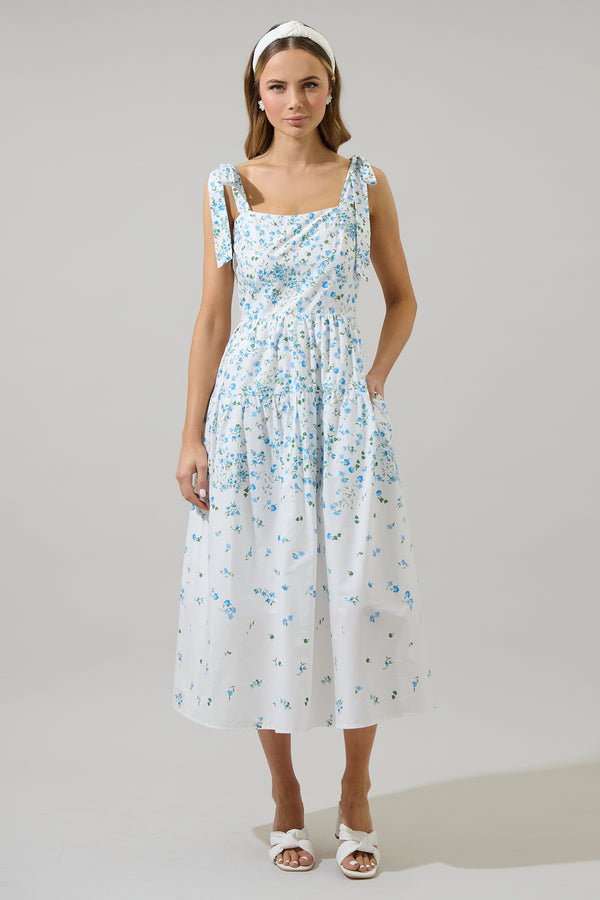 Sugarlips Miley Floral Thea Maxi Dress