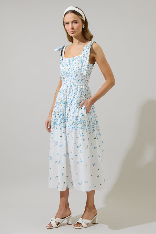 Sugarlips Miley Floral Thea Maxi Dress