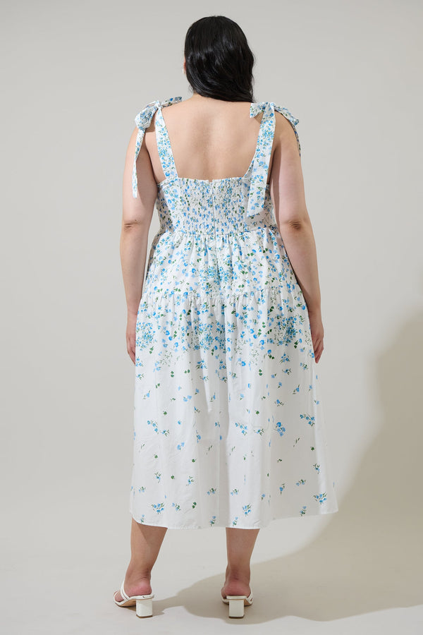 Sugarlips Miley Floral Thea Maxi Dress Curve