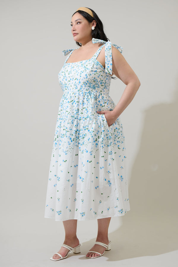 Sugarlips Miley Floral Thea Maxi Dress Curve