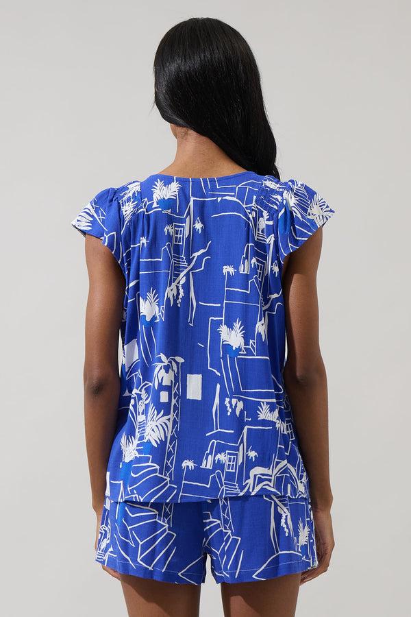 Sugarlips Mims Town Dade Ruffle Top