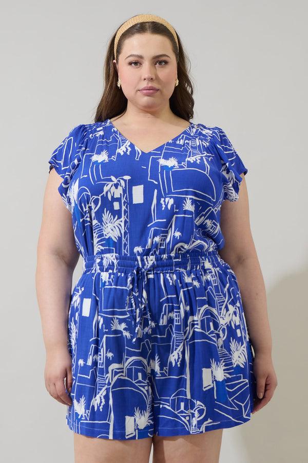 sugarlips Mims Town Dade Ruffle Top Curve