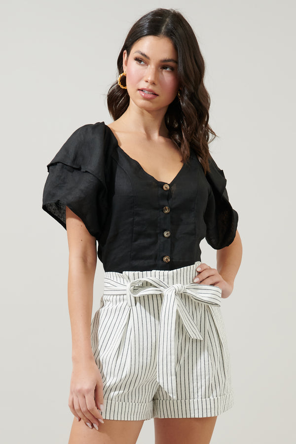 sugarlips Mirabelle Puff Sleeve Top