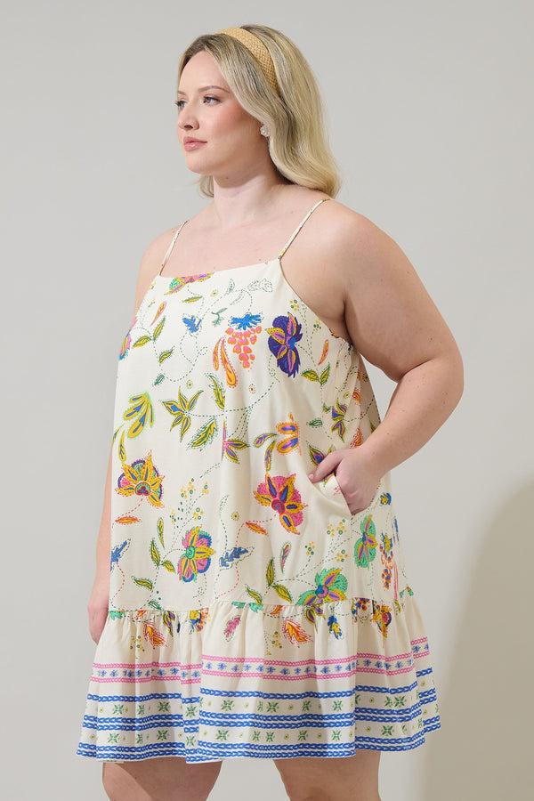 Sugarlips Miraflor Jenny Shift Mini Dress Curve