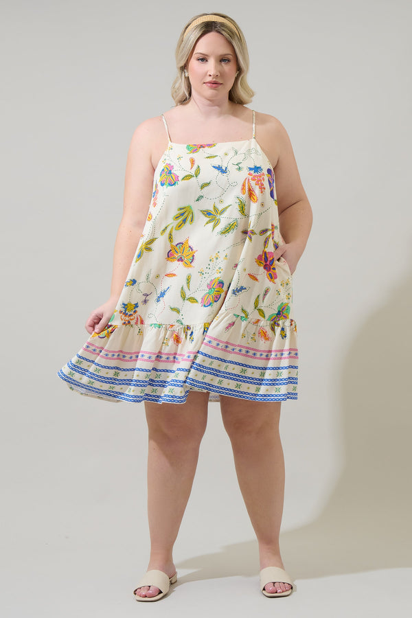 Sugarlips Miraflor Jenny Shift Mini Dress Curve