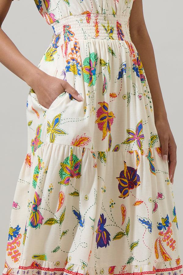 Sugarlips Miraflor Rony Smocked Maxi Dress