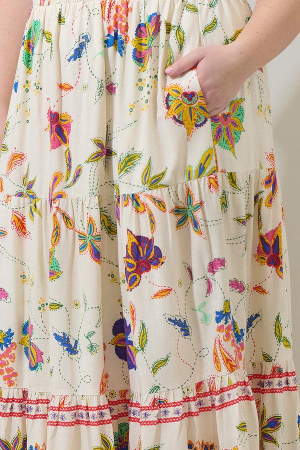 Sugarlips Miraflor Rony Smocked Maxi Dress Curve