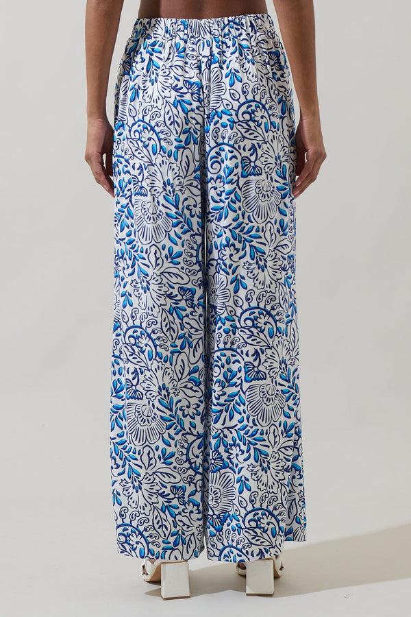 Sugarlips Mize Floral Elena Wide Leg Pants