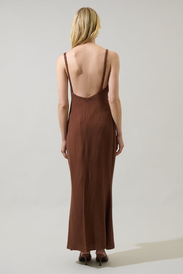 Sugarlips Mizie Open Back Maxi Dress