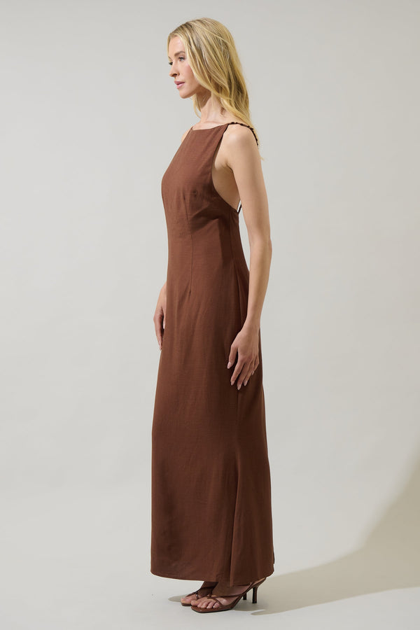 Sugarlips Mizie Open Back Maxi Dress