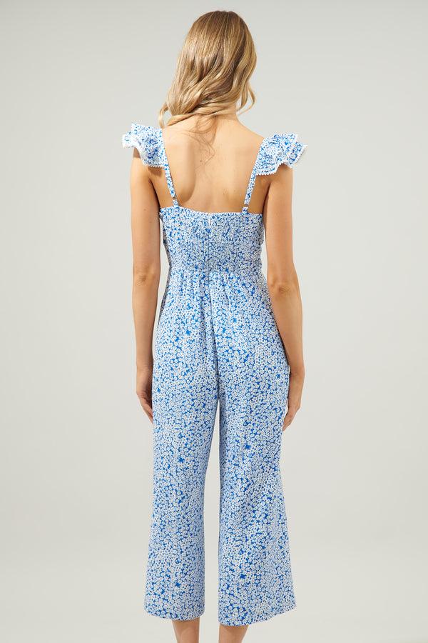 Sugarlips Montgomery Flouncy Cropped Jumpsuit